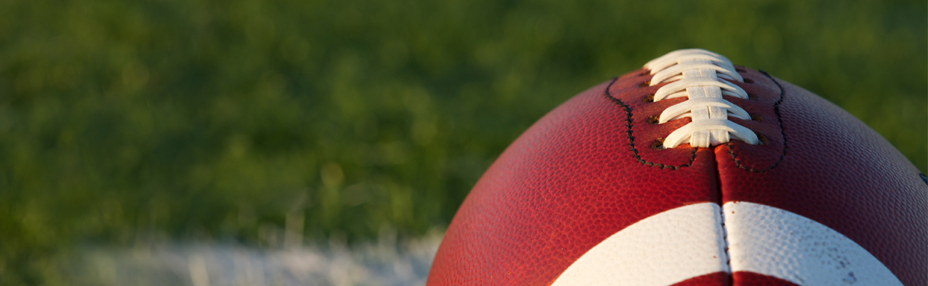 Football on a field.